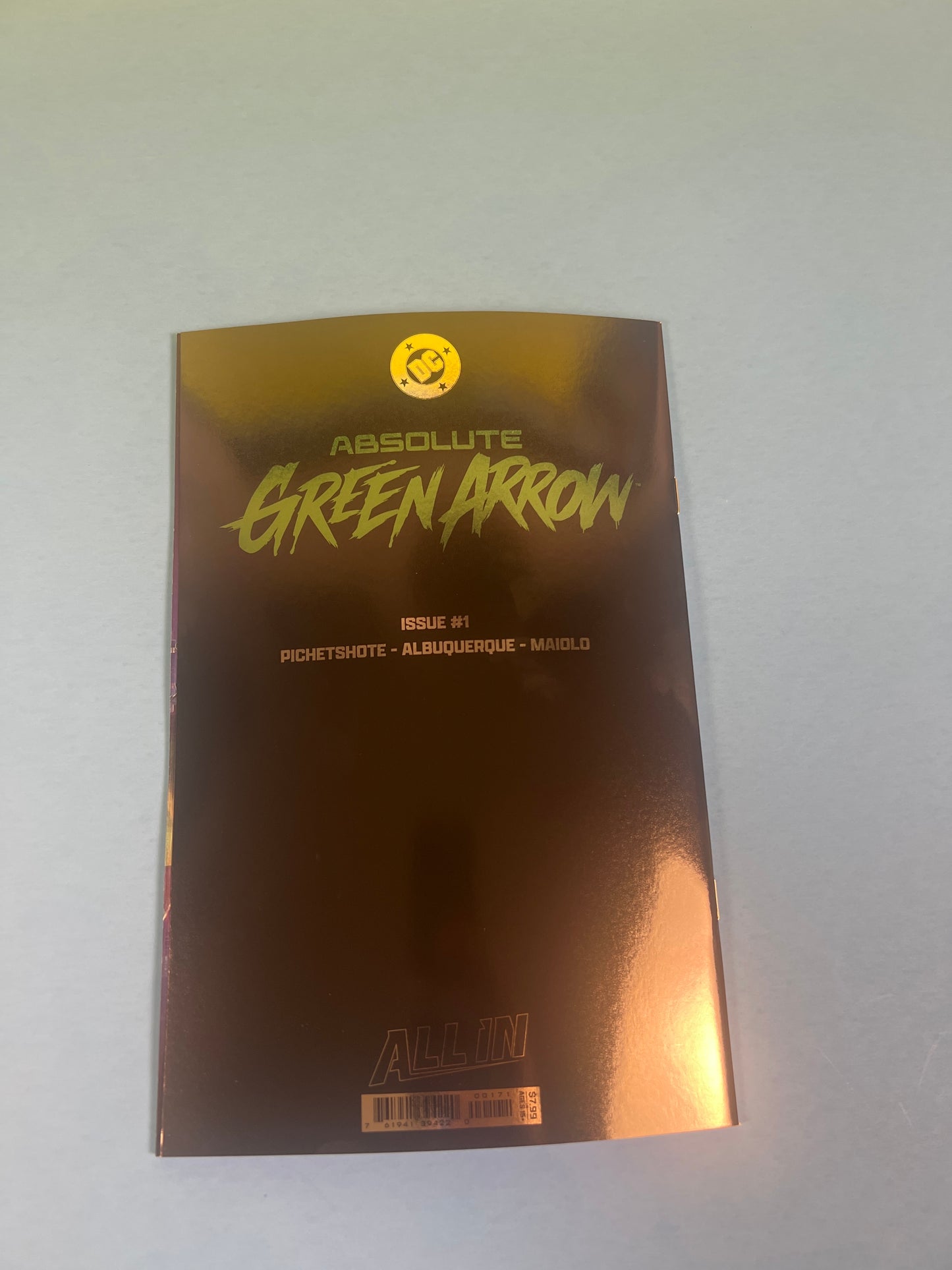 ABSOLUTE GREEN ARROW #1 (OF 6) CVR F LOGO FOIL VAR
