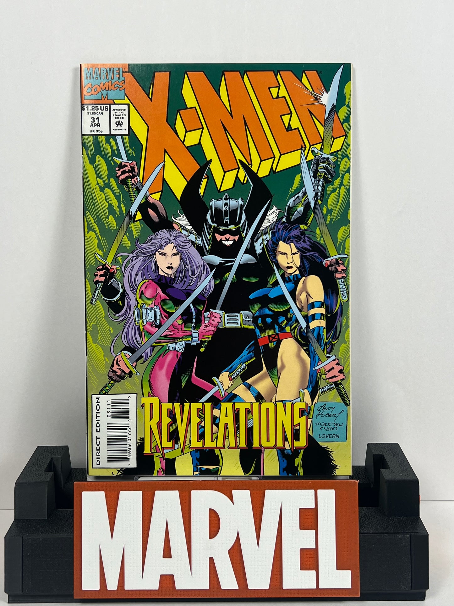 X-Men #31 (1994) Revelations Cover - Bishop, Storm & Psylocke