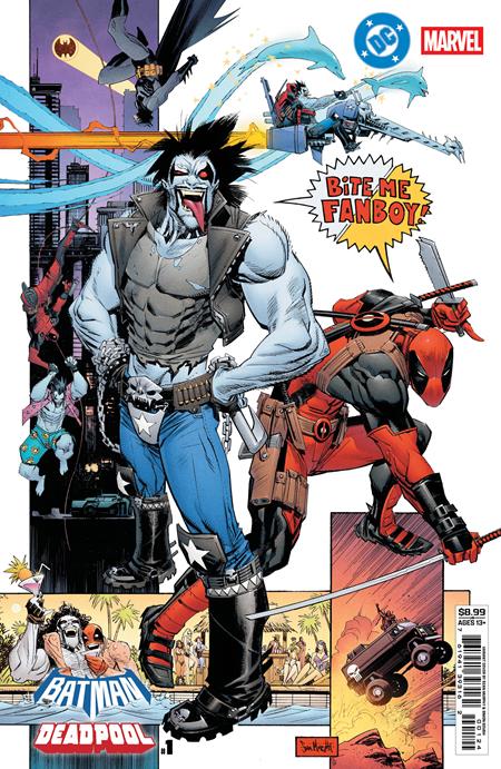 DC/Marvel: Batman/Deadpool #1 (One-Shot) CVR M — Sean Gordon Murphy Lobo & Deadpool Card Stock Variant