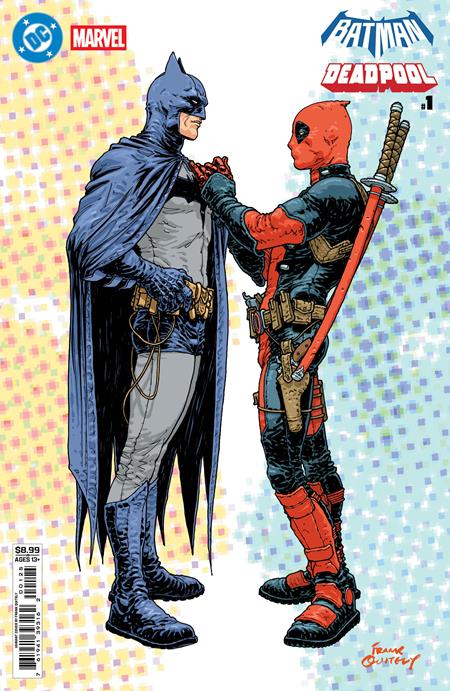 DC/Marvel: Batman/Deadpool #1 (One-Shot) CVR N — Frank Quitely Batman & Deadpool Card Stock Variant