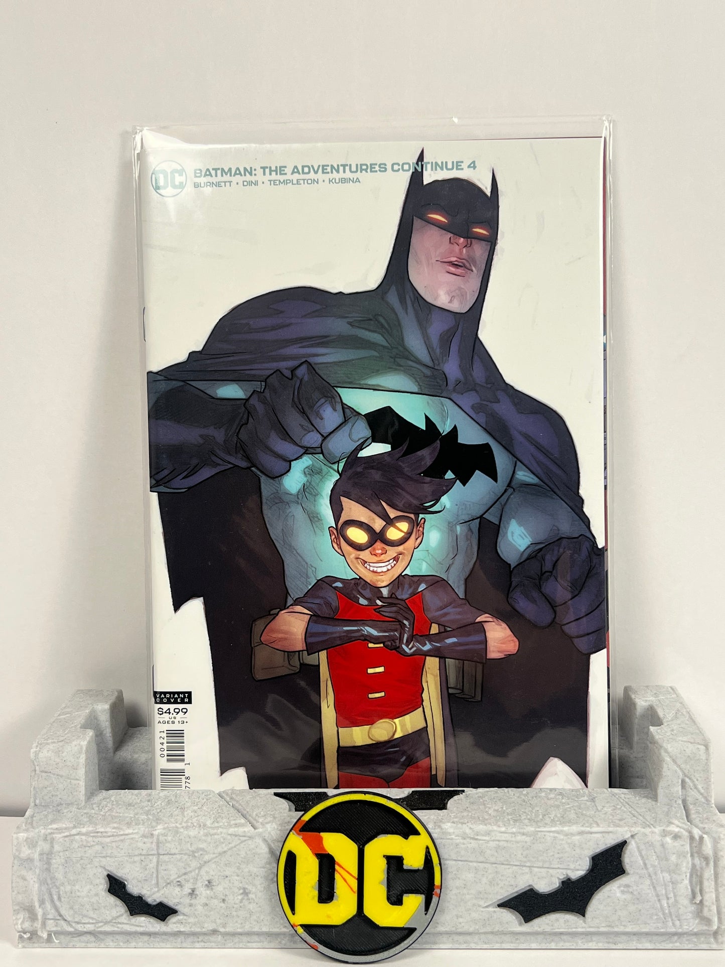 Batman: The Adventures Continue #4 Signed Variant (2020) - Brian Lill Signature