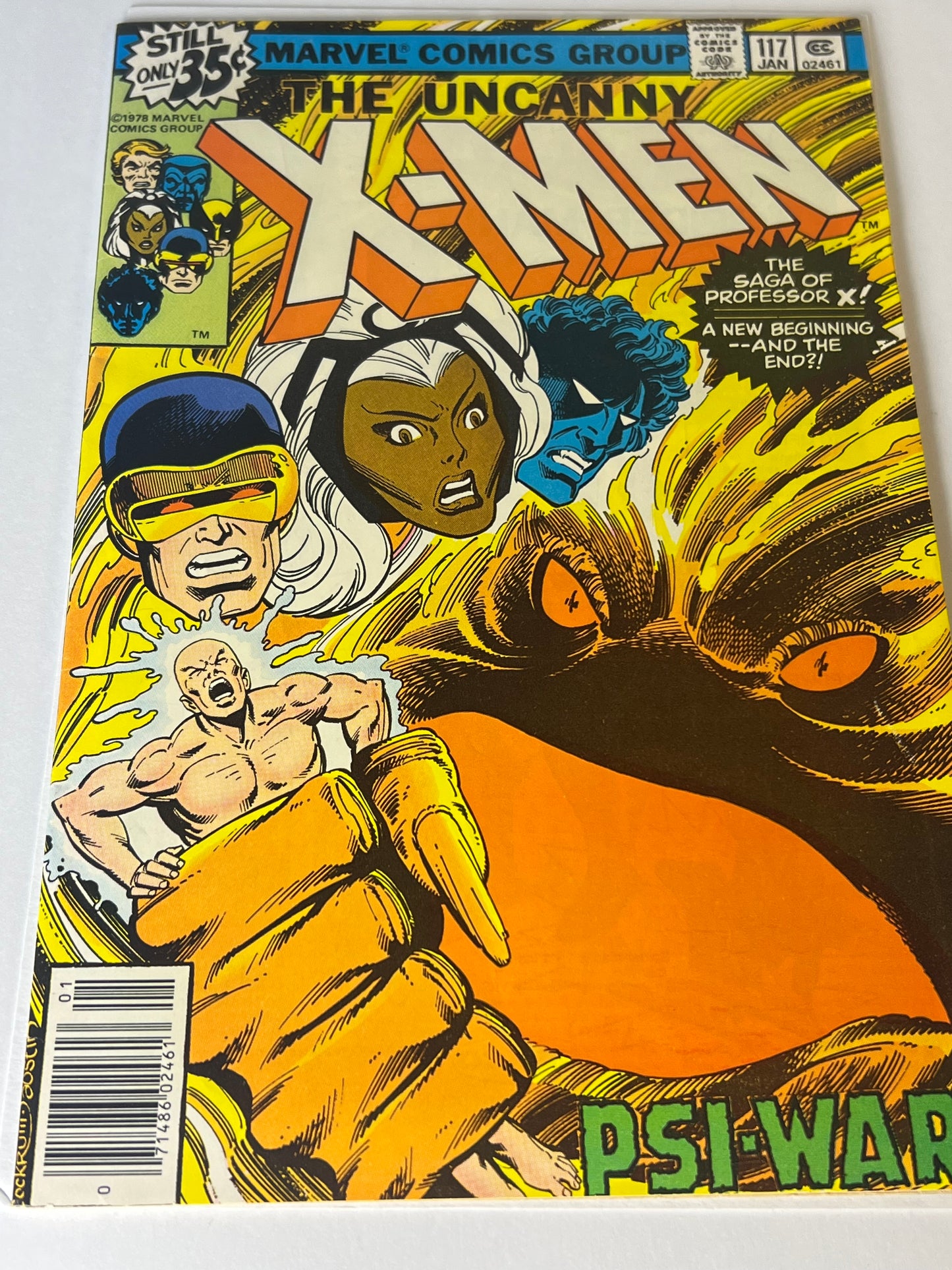 Uncanny X-Men #117 (1979) John Byrne Cover - Psi-War