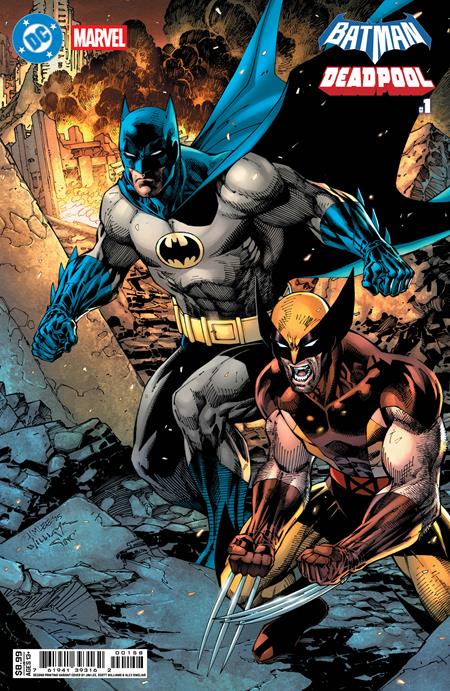 DC/Marvel: Batman/Deadpool #1 (One-Shot) — Second Printing CVR B Jim Lee & Scott Williams Card Stock Variant