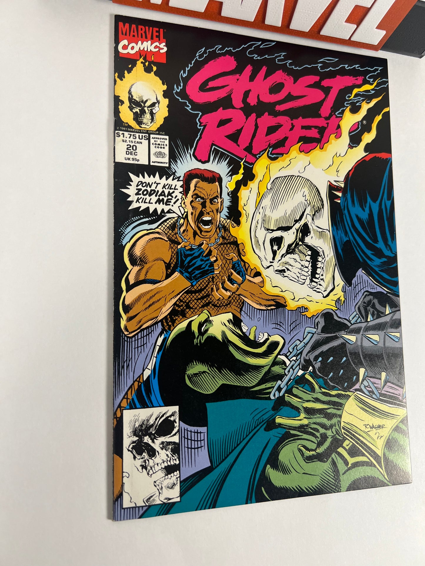 Ghost Rider #20 (1991) Ron Wagner Cover - Danny Ketch Series