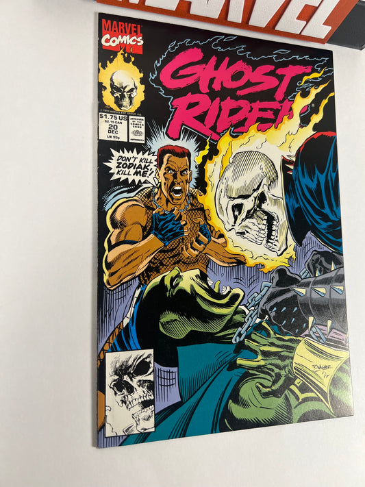 Ghost Rider #20 (1991) Ron Wagner Cover - Danny Ketch Series