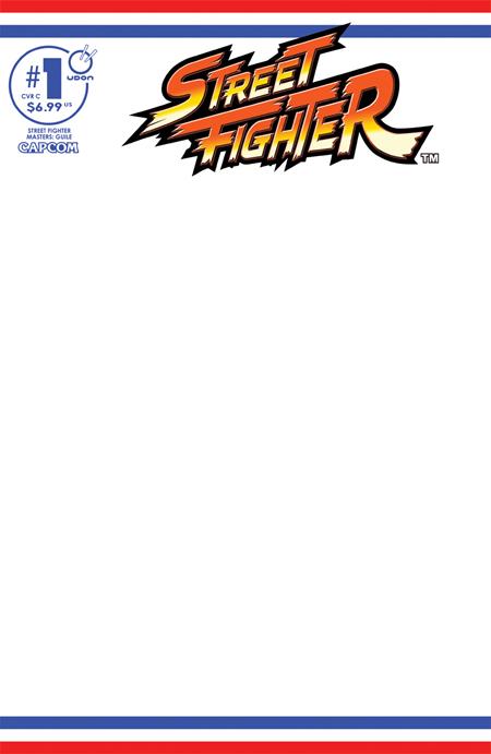 Street Fighter Masters: Guile #1 (One-Shot) CVR C — Blank Sketch Variant (UDON Entertainment)
