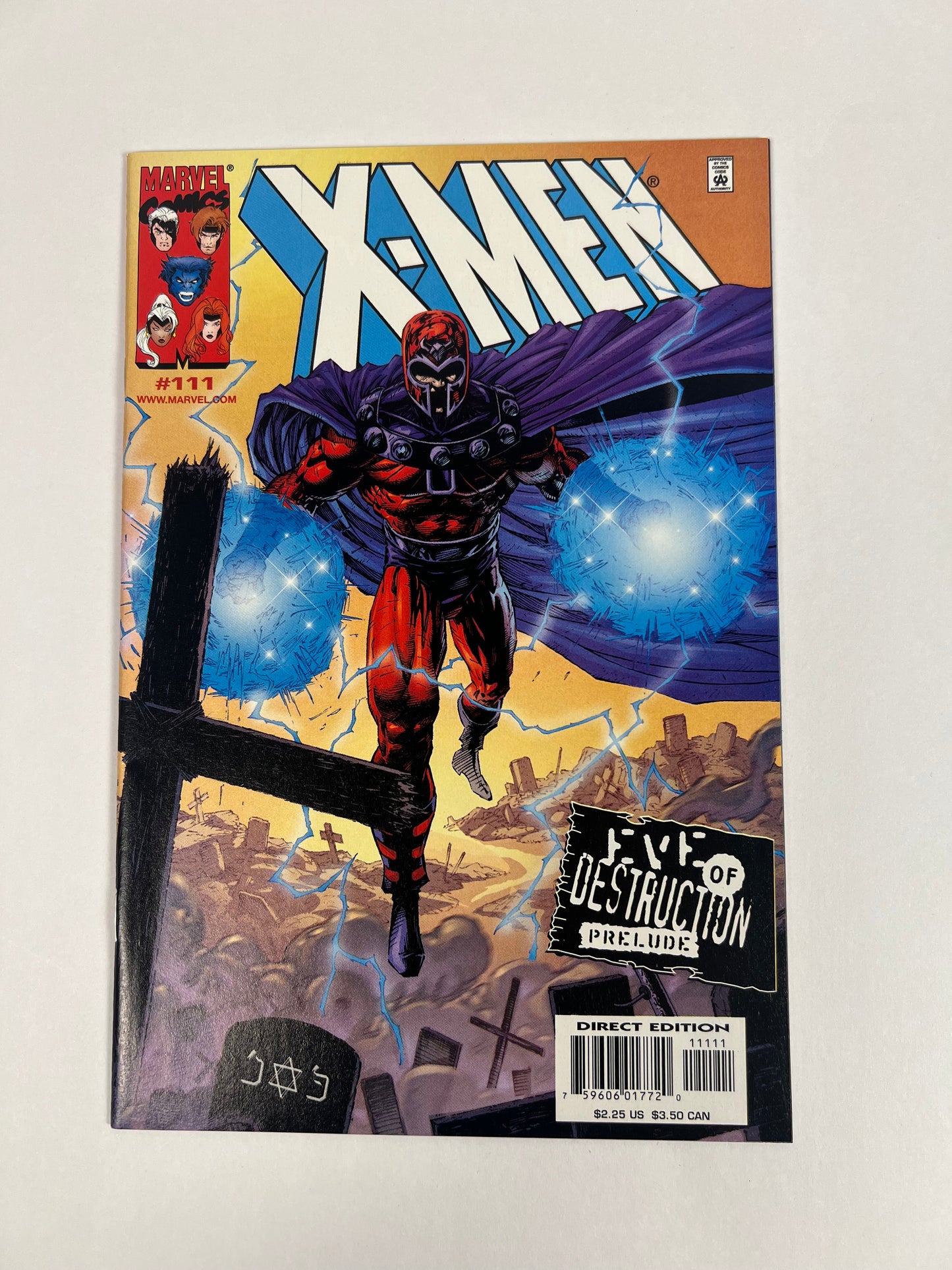 X-Men #111 (2001) Magneto Cover - Eve of Destruction Prelude