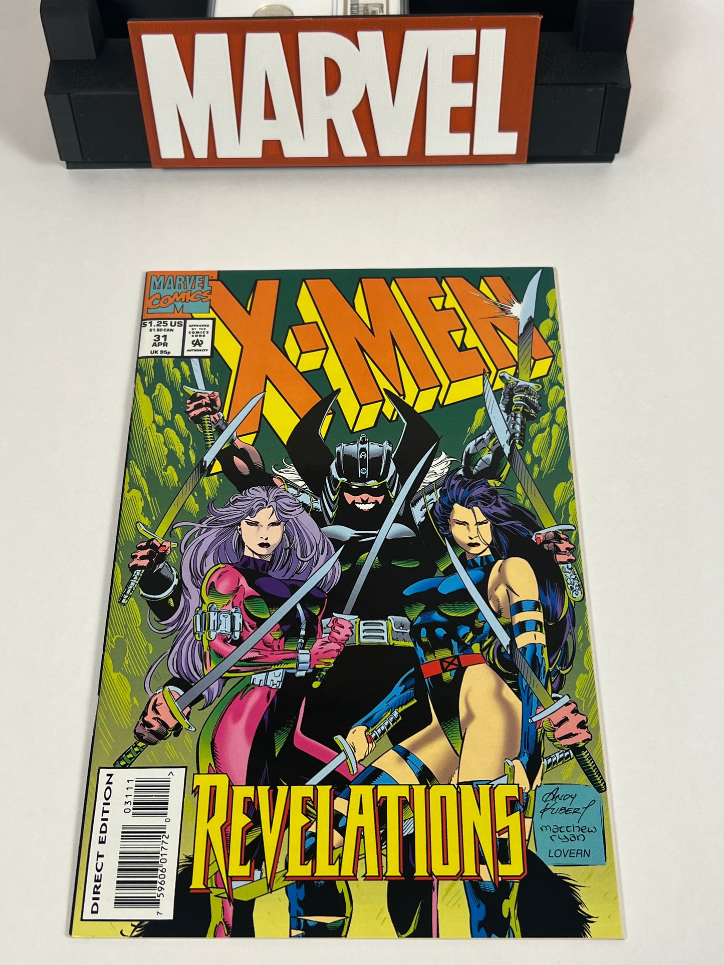 X-Men #31 (1994) Revelations Cover - Bishop, Storm & Psylocke