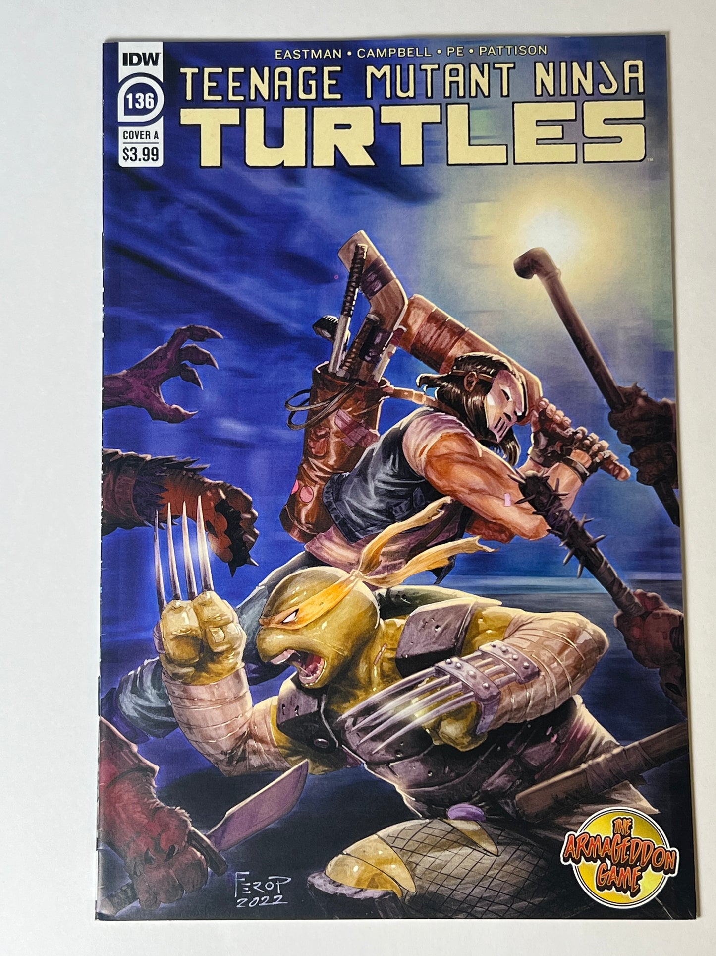 Teenage Mutant Ninja Turtles #136 Cover A (2023) Fero Pe - Armageddon Game