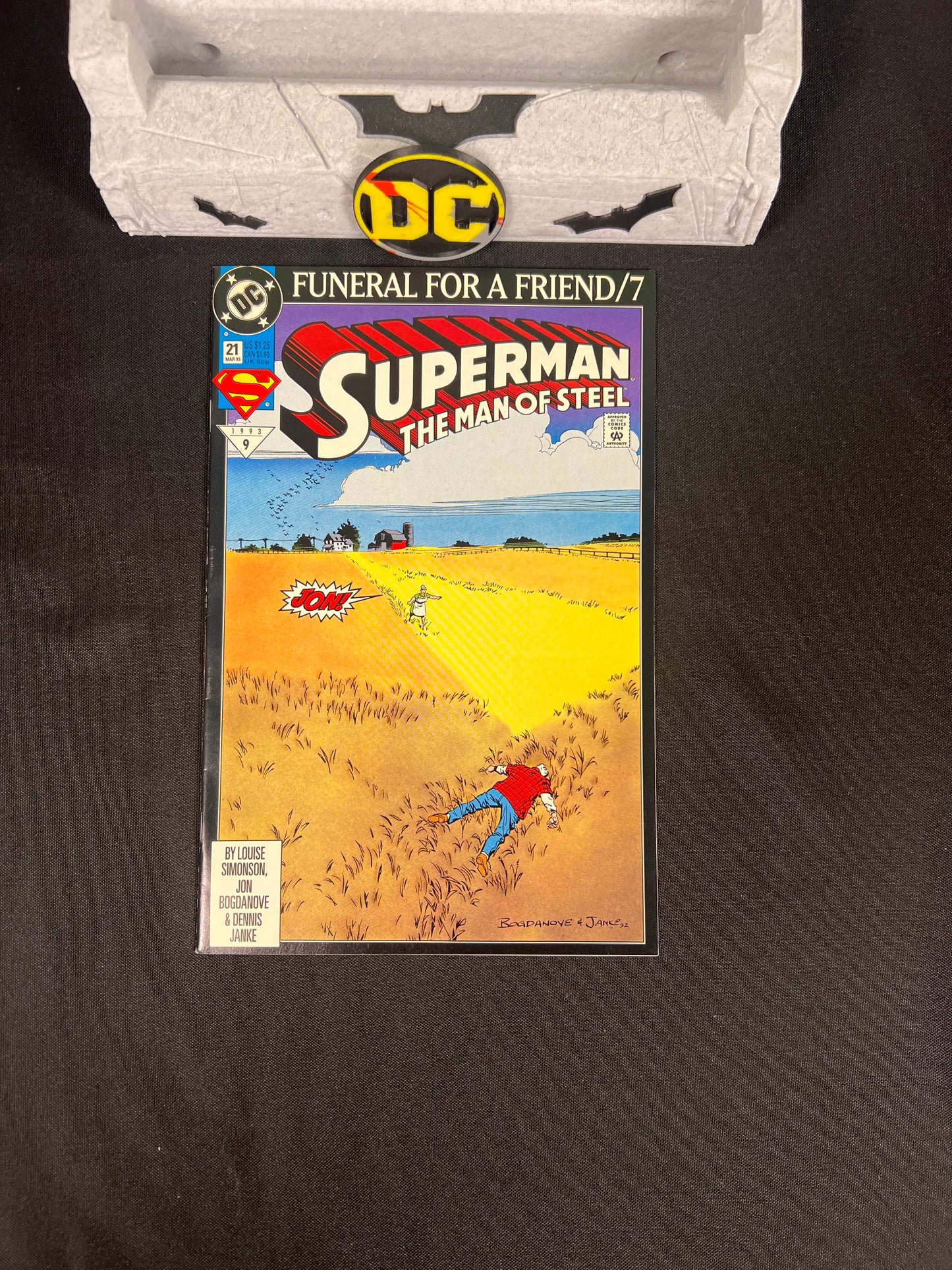 Superman: The Man of Steel #21 (Funeral for a Friend Part 7) — March 1993 DC Comics