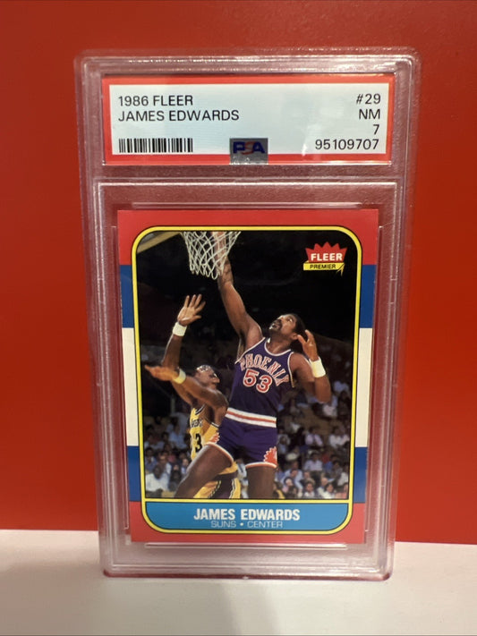1986-87 Fleer - James Edwards #29