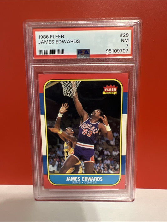 1986-87 Fleer - James Edwards #29