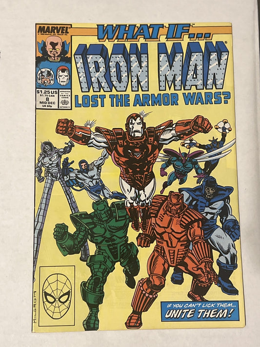 Iron Man Lost the Armor Wars? #8 (Marvel, 1989)