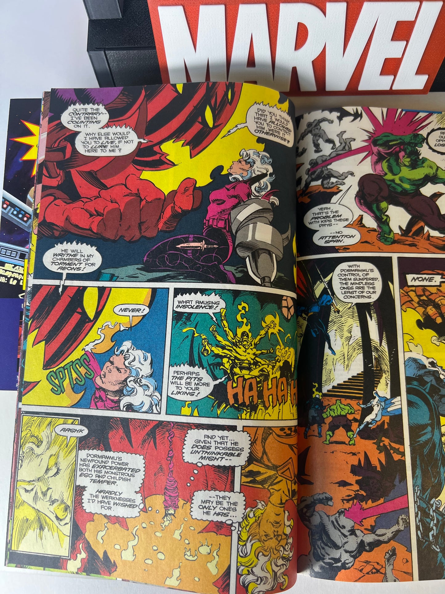 Doctor Strange #50 (1993) Holo-Grafx Cover - Giant Sized with Ghost Rider, Hulk & Silver Surfer