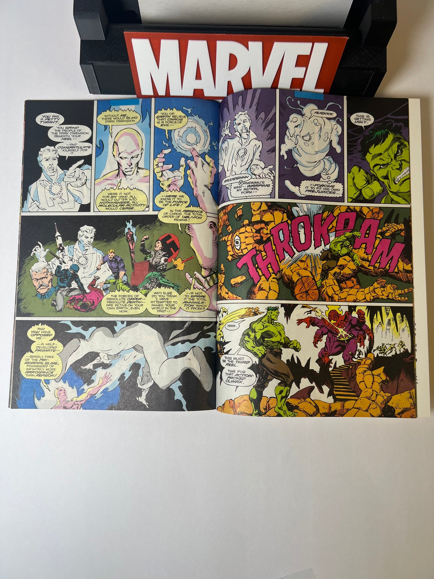 Doctor Strange #50 (1993) Holo-Grafx Cover - Giant Sized with Ghost Rider, Hulk & Silver Surfer