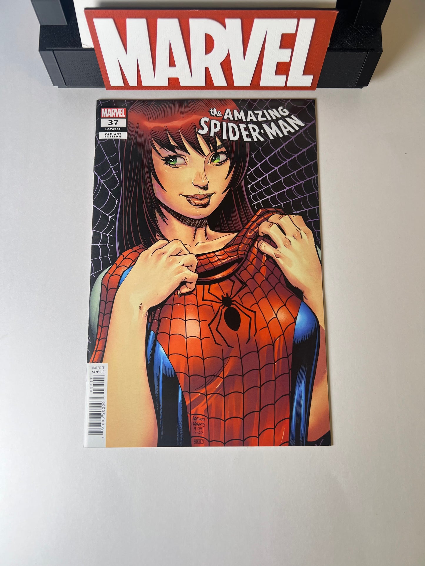 Amazing Spider-Man #37 (2022) Arthur Adams Mary Jane Variant - 1:25 Retailer Incentive