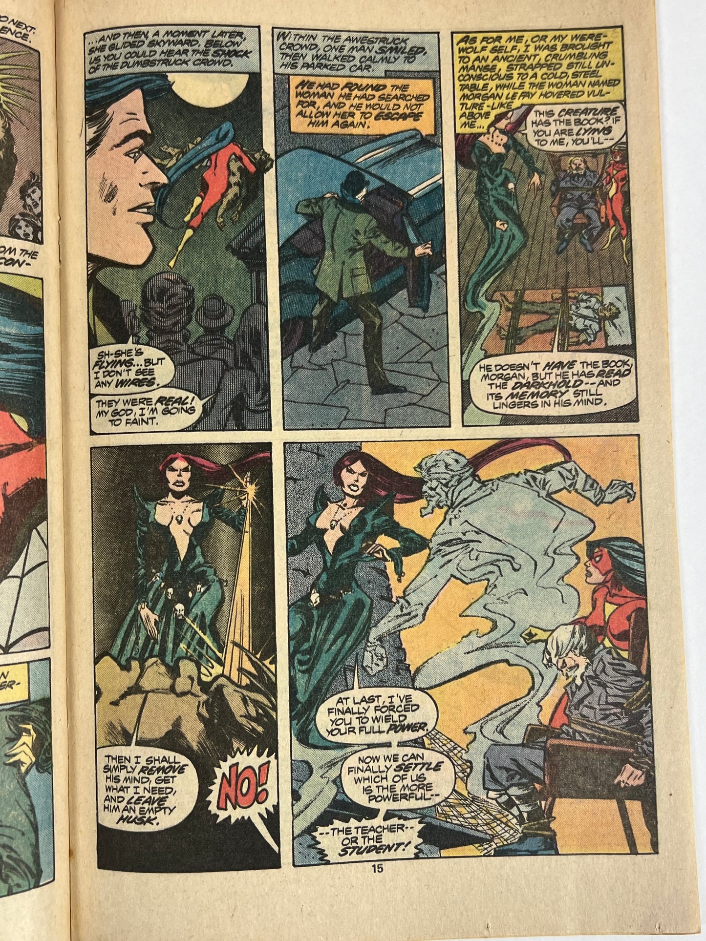 Spider-Woman #6 (1978) Werewolf by Night Cover - Carmine Infantino Art