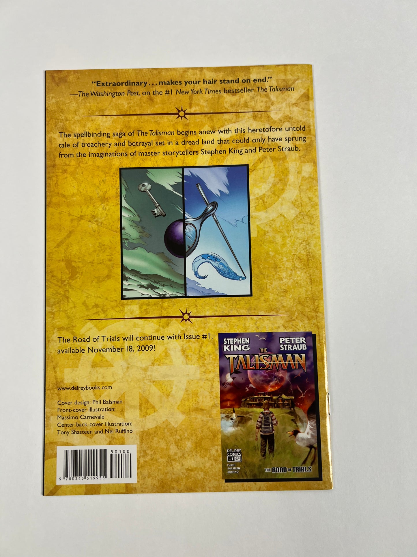 The Talisman: The Road of Trials #0 (2009) Stephen King & Peter Straub - Del Rey Comics