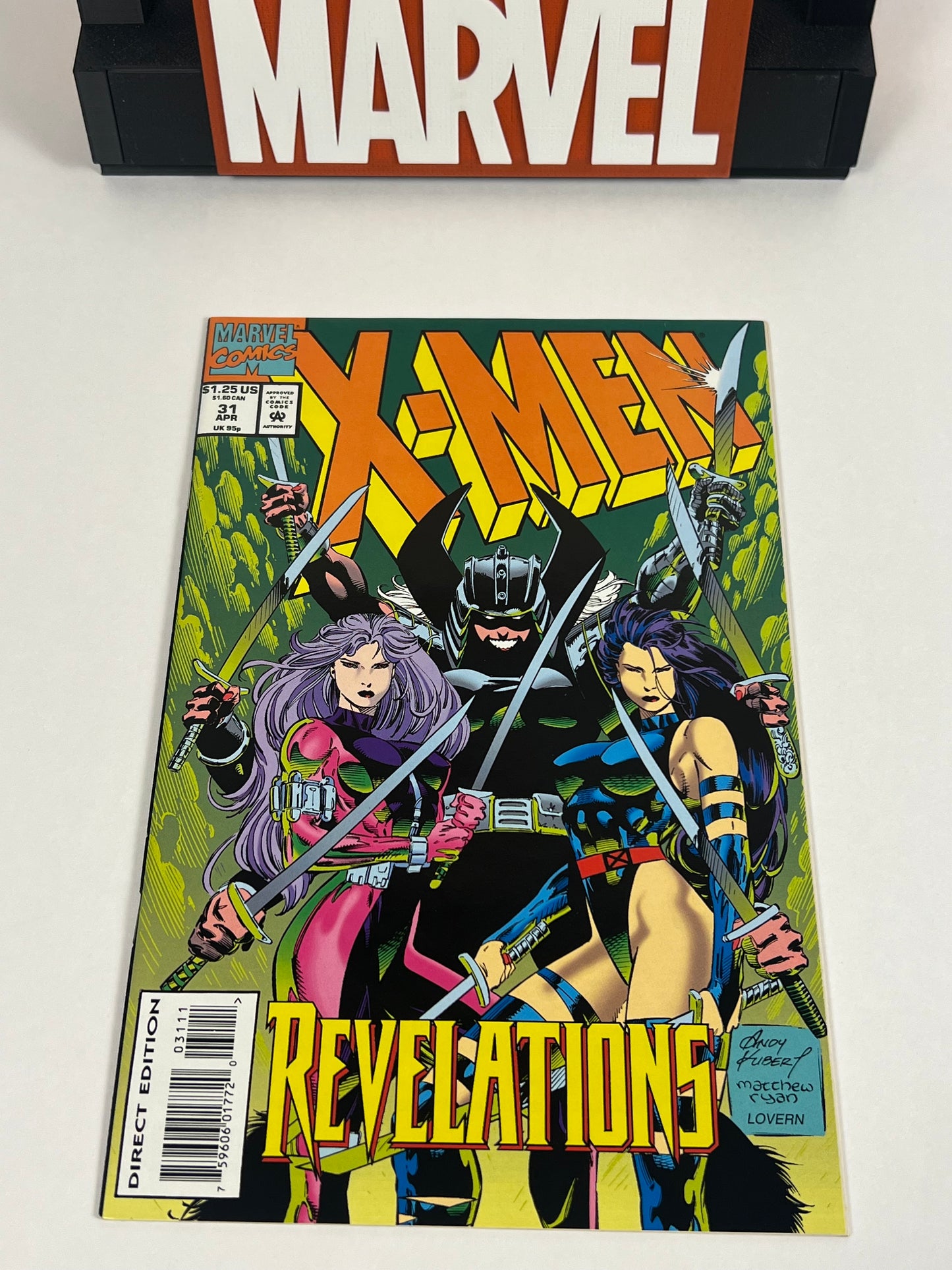 X-Men #31 (1994) Revelations Cover - Bishop, Storm & Psylocke