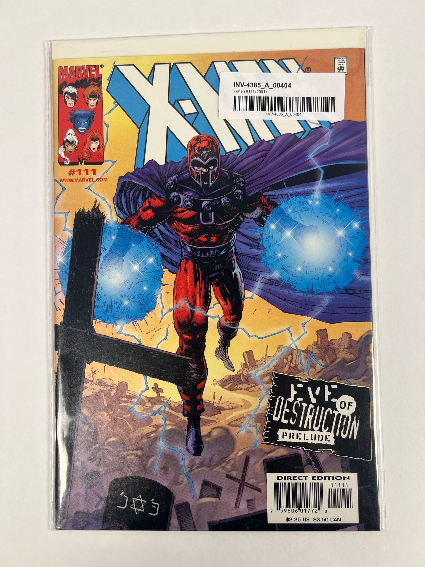 X-Men #111 (2001) Magneto Cover - Eve of Destruction Prelude