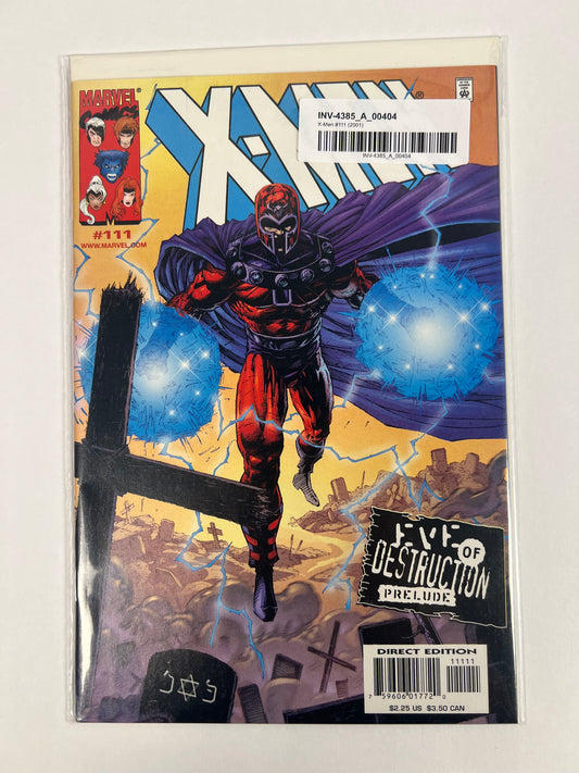 X-Men #111 (2001) Magneto Cover - Eve of Destruction Prelude